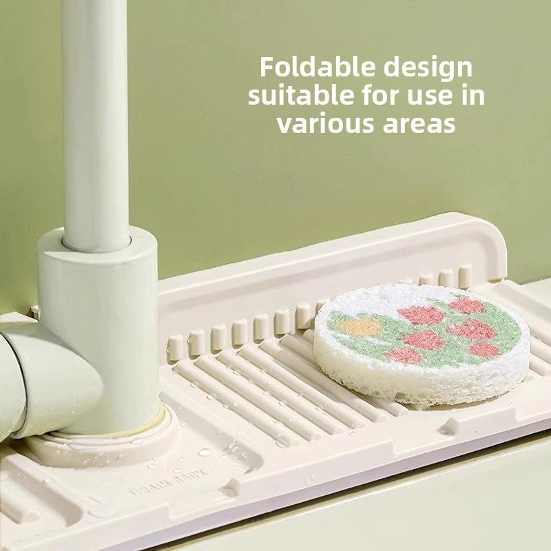 Silicone sink drain mat