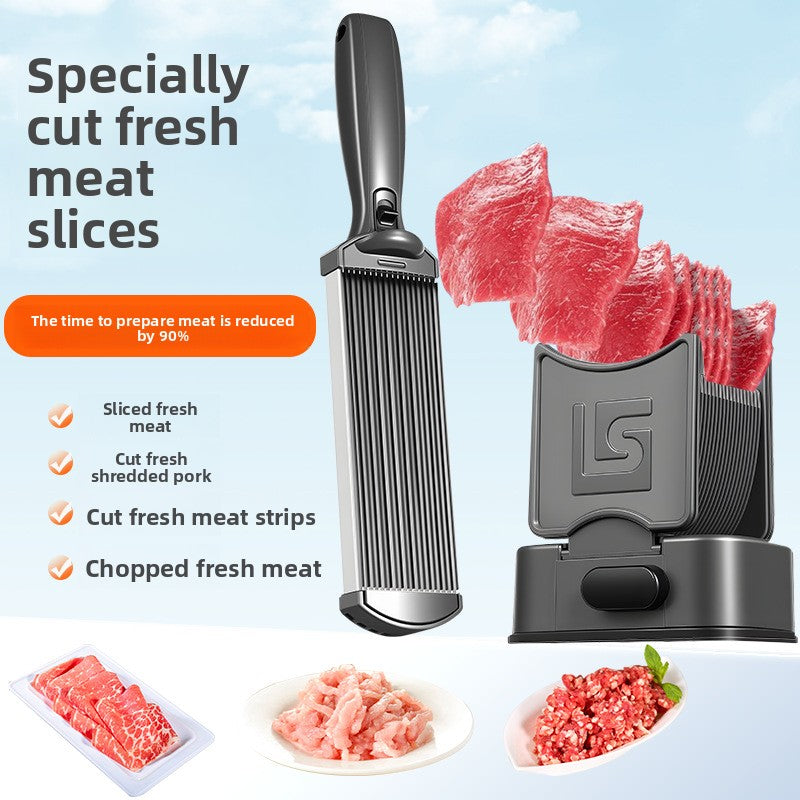 Manual Meat Slicer Shredder Dicer