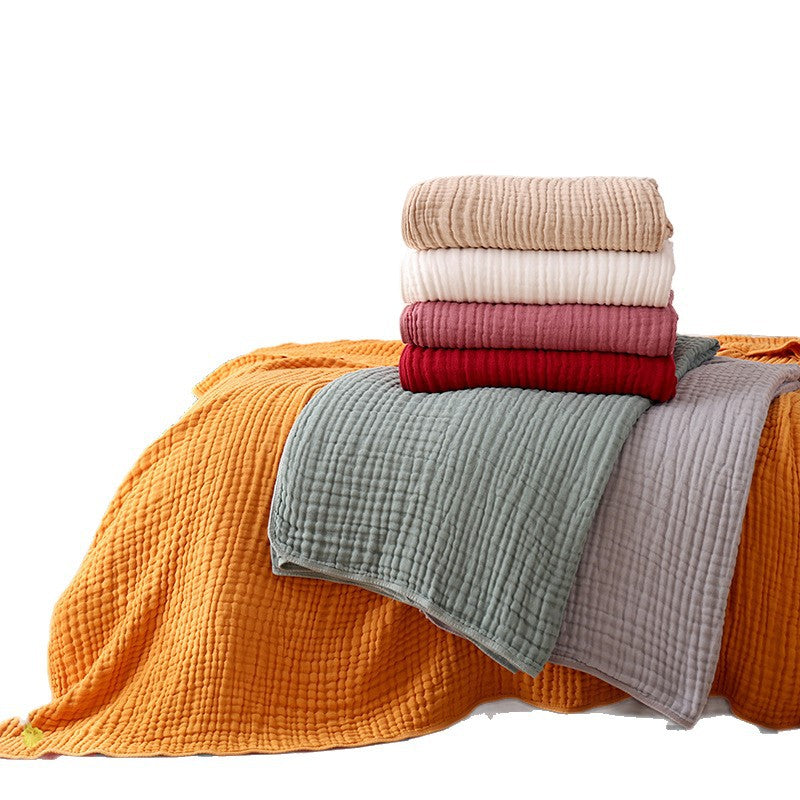 Breathable Cotton Gauze Bed Cover