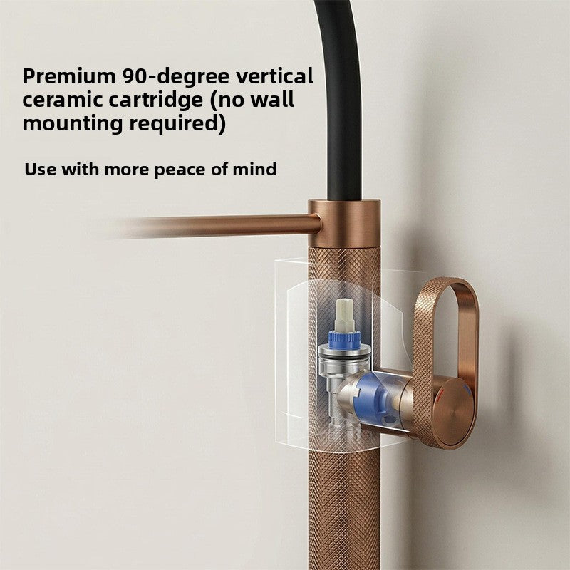 Stainless Steel Pull Out Kitchen Faucet