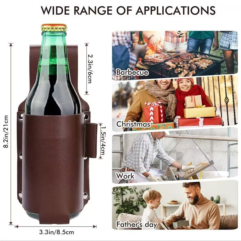Waist-Mounted Outdoor Beer Can Holder