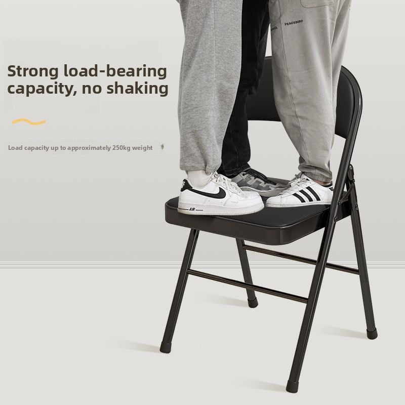 Folding Chair with Heavy Duty Metal Frame