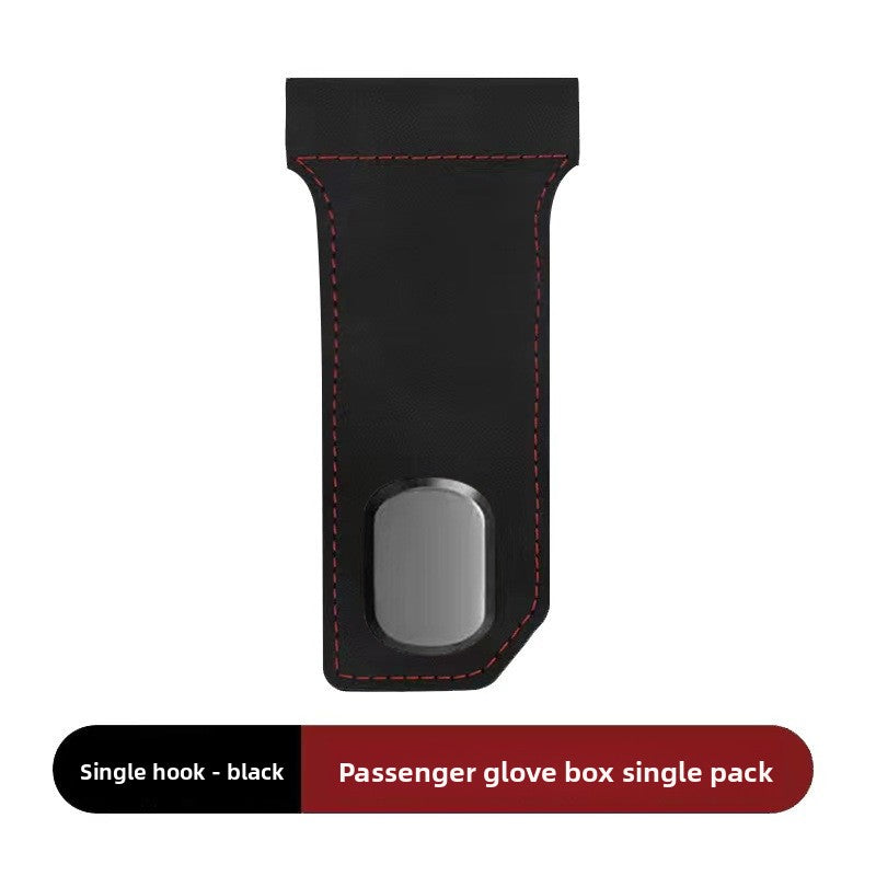 Car Glove Box Hook with Suede Finish