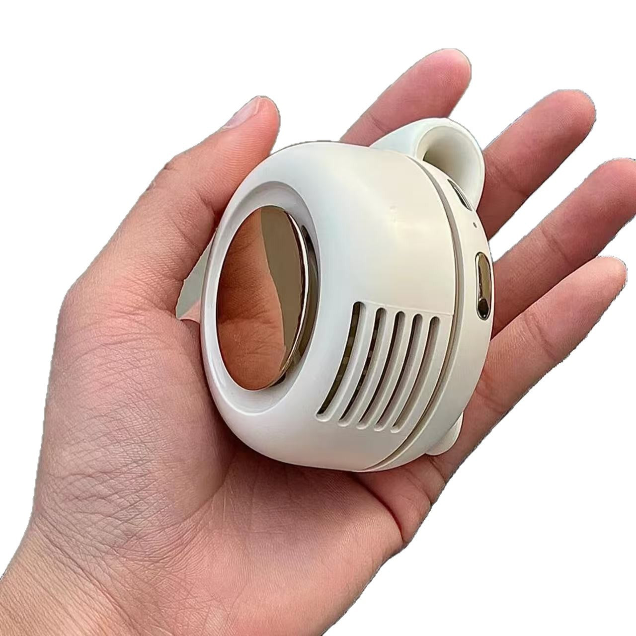 Rechargeable Bladeless Mini Fan with Waist Strap