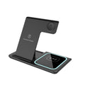 Foldable Three-in-One Wireless Charger with Ambient Light