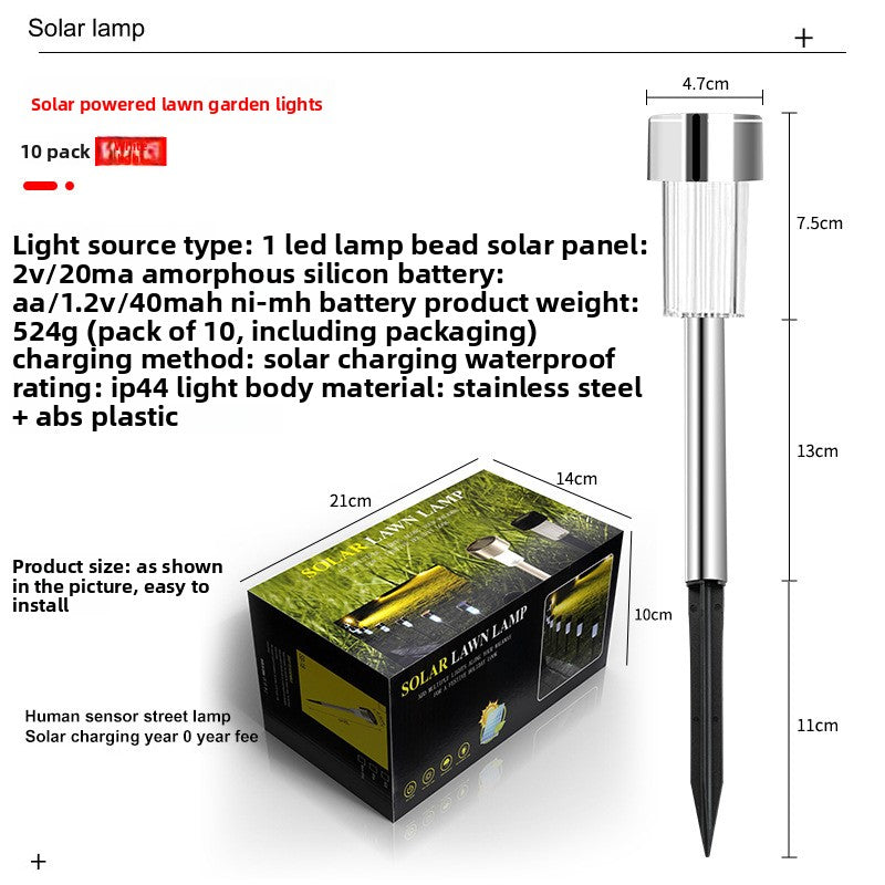 Solar Powered Outdoor Garden Light