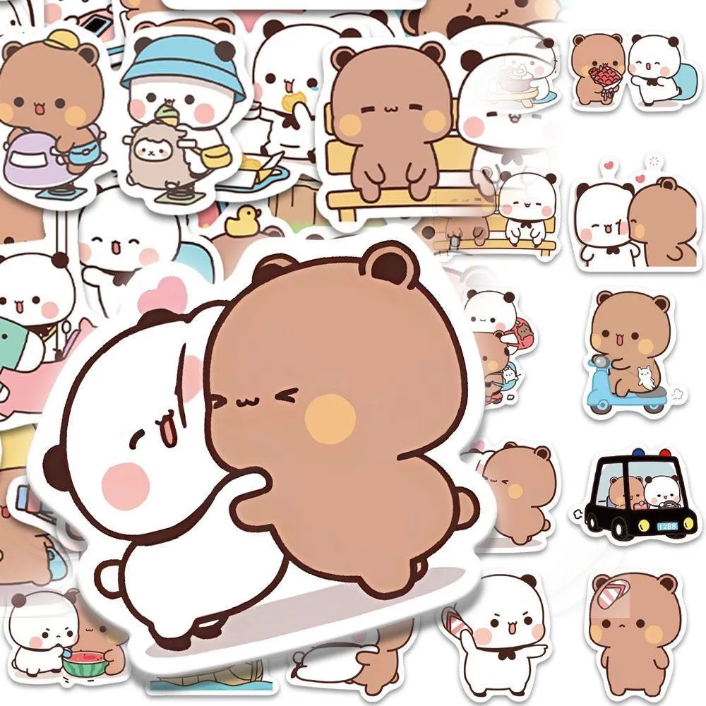 Cartoon Bear Waterproof Stickers
