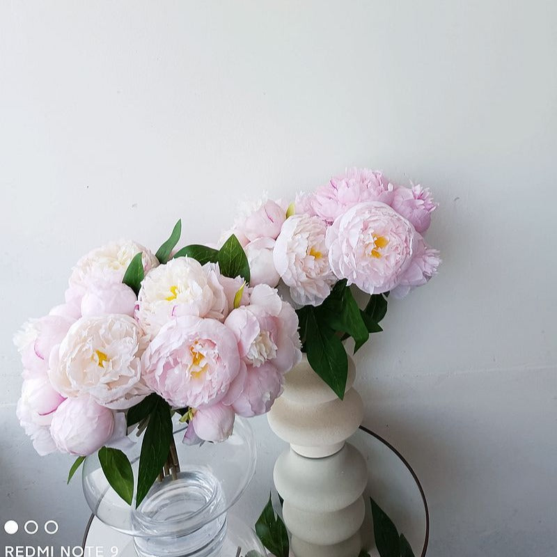 Simulated Peony Bouquet Silk Artificial Flowers