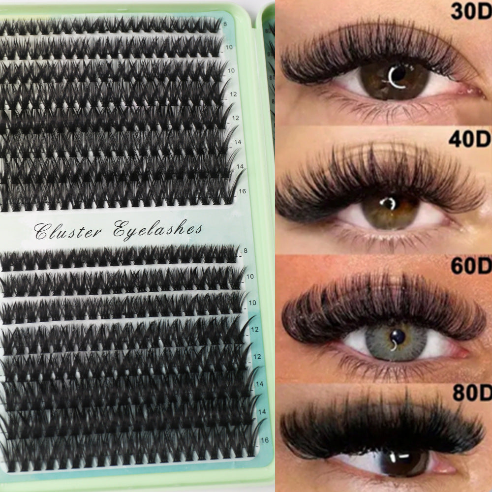 Synthetic False Eyelashes with Application Kit