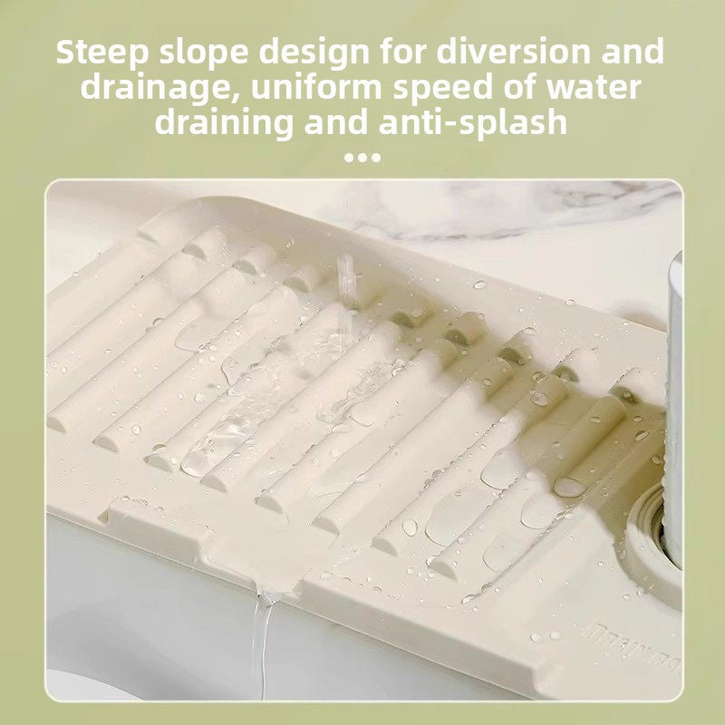 Silicone sink drain mat