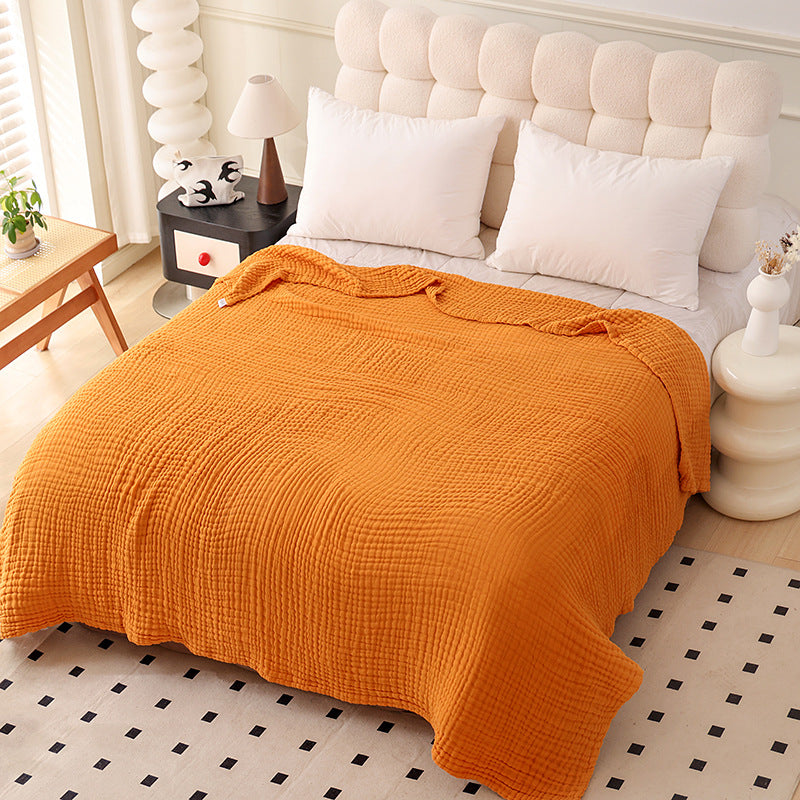 Breathable Cotton Gauze Bed Cover