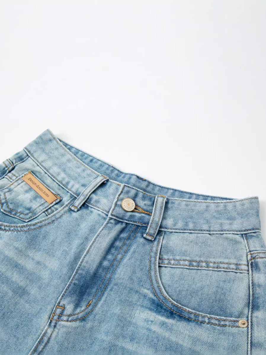 Casual Tencel Cropped Jeans
