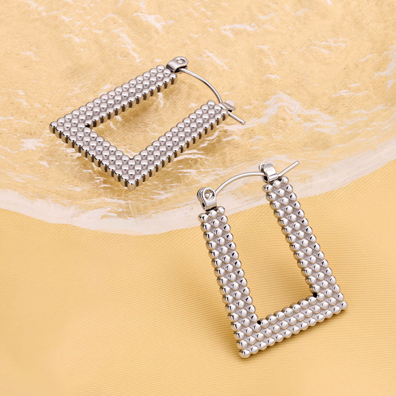 Stainless Steel U-Shape Earrings