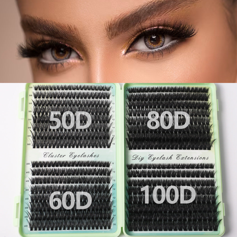 Synthetic False Eyelashes with Application Kit