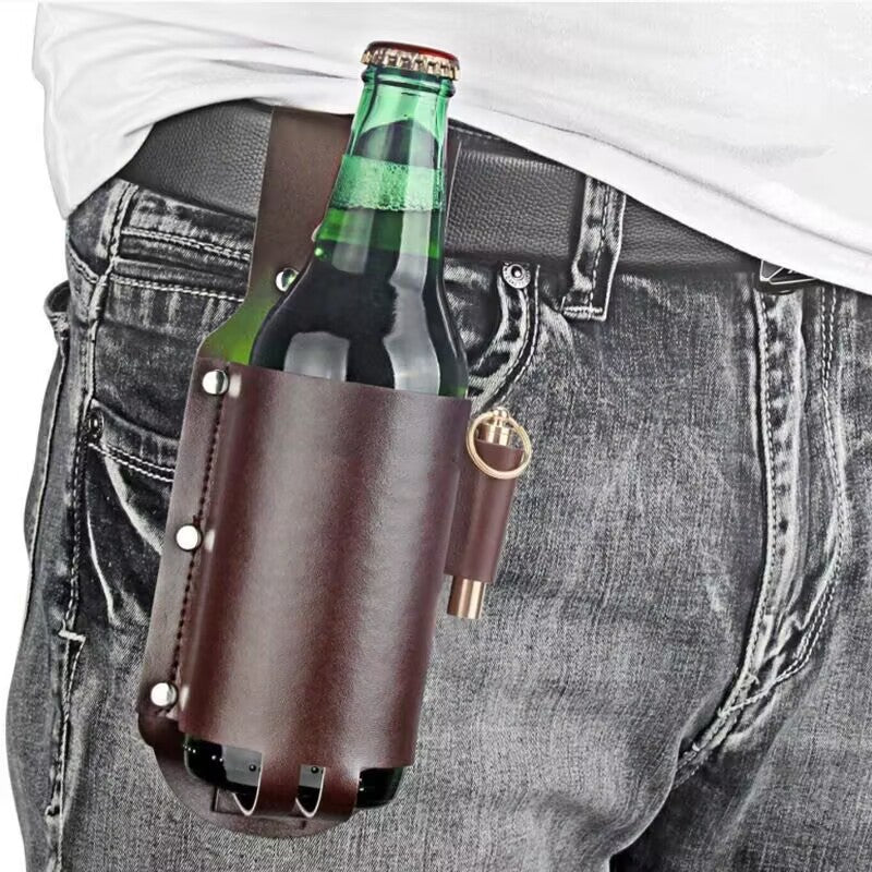 Waist-Mounted Outdoor Beer Can Holder