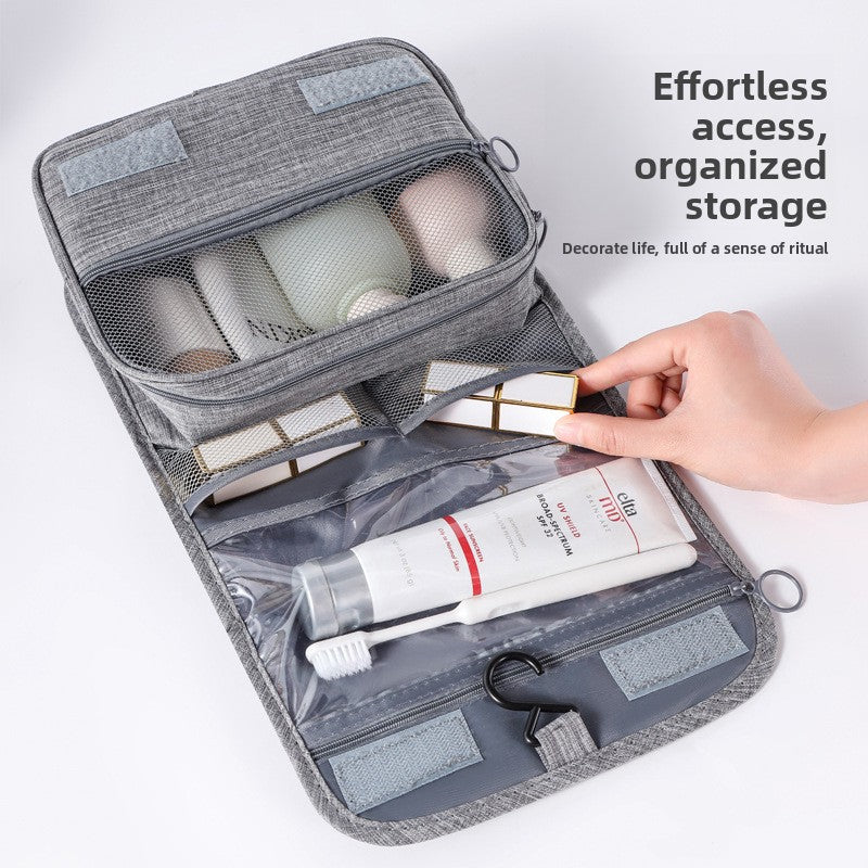 Travel Hanging Toiletry Bag with Dry Wet Separation
