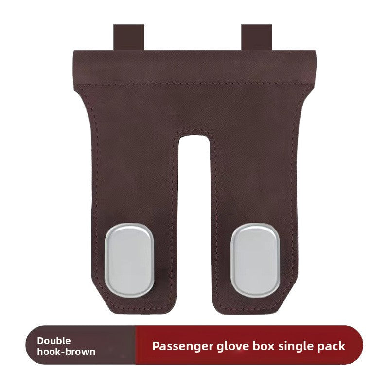 Car Glove Box Hook with Suede Finish