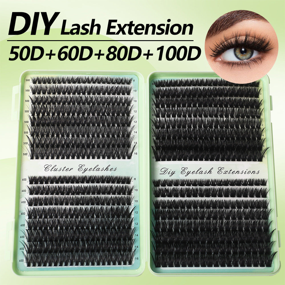 Synthetic False Eyelashes with Application Kit