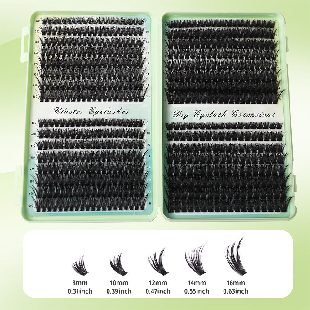 Synthetic False Eyelashes with Application Kit