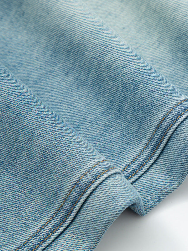 Casual Tencel Cropped Jeans