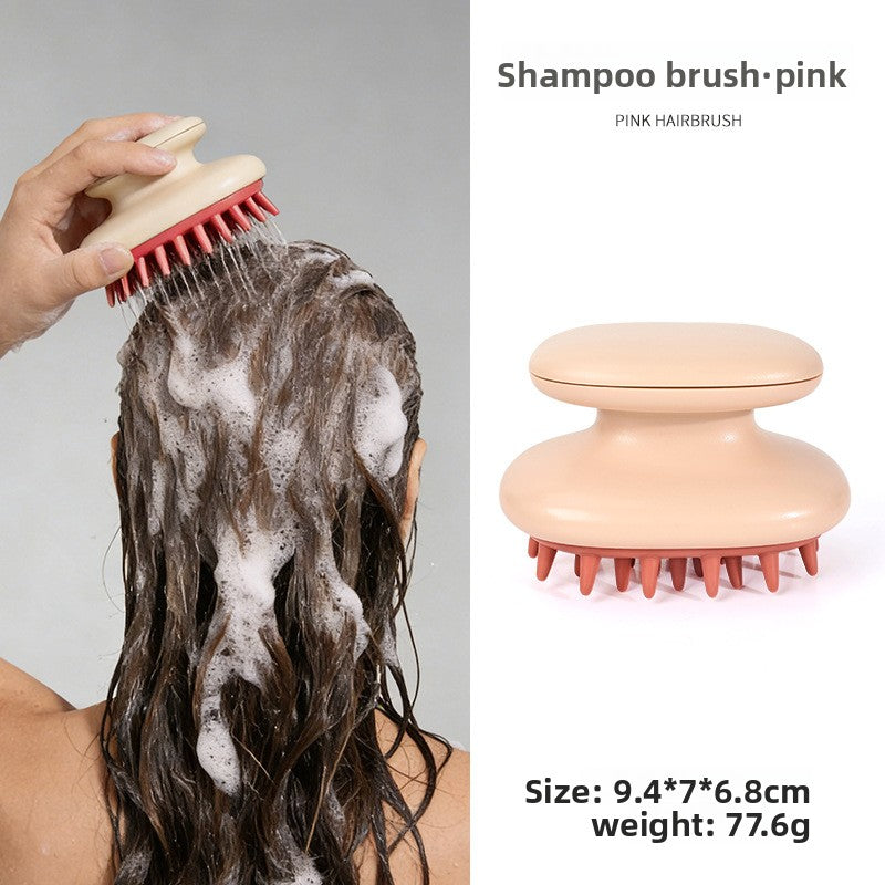 Hair-washing brush and shampoo comb