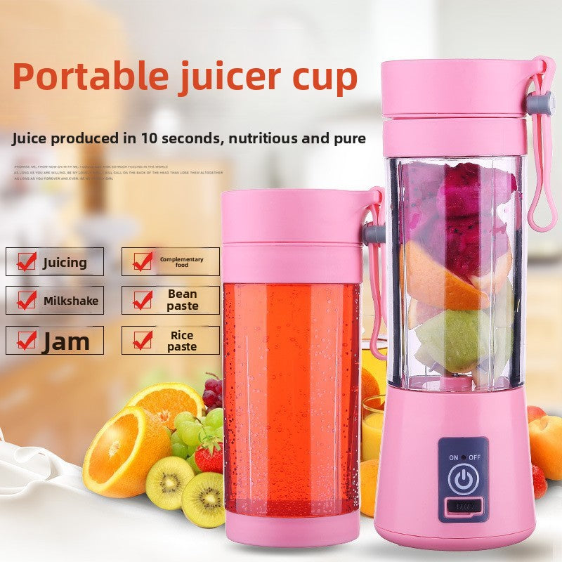 Portable USB Rechargeable Fruit Juicer Blender