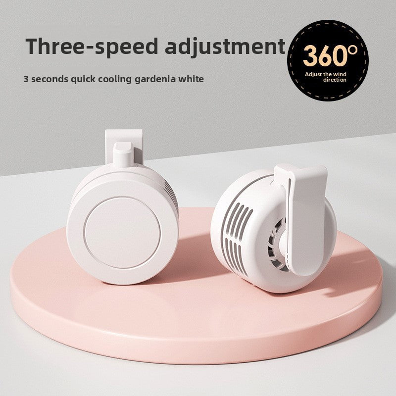 Rechargeable Bladeless Mini Fan with Waist Strap