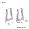 Stainless Steel U-Shape Earrings