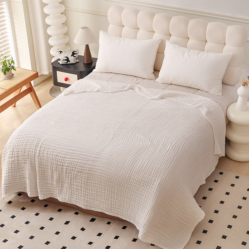 Breathable Cotton Gauze Bed Cover