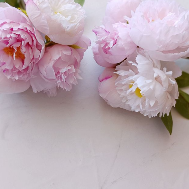 Simulated Peony Bouquet Silk Artificial Flowers