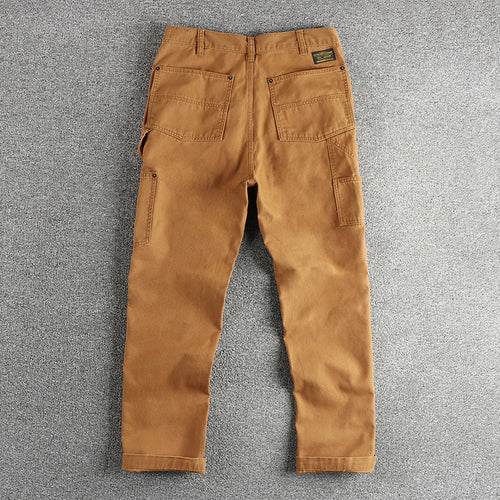 Ame-Kaji Workwear Straight-Leg Trousers