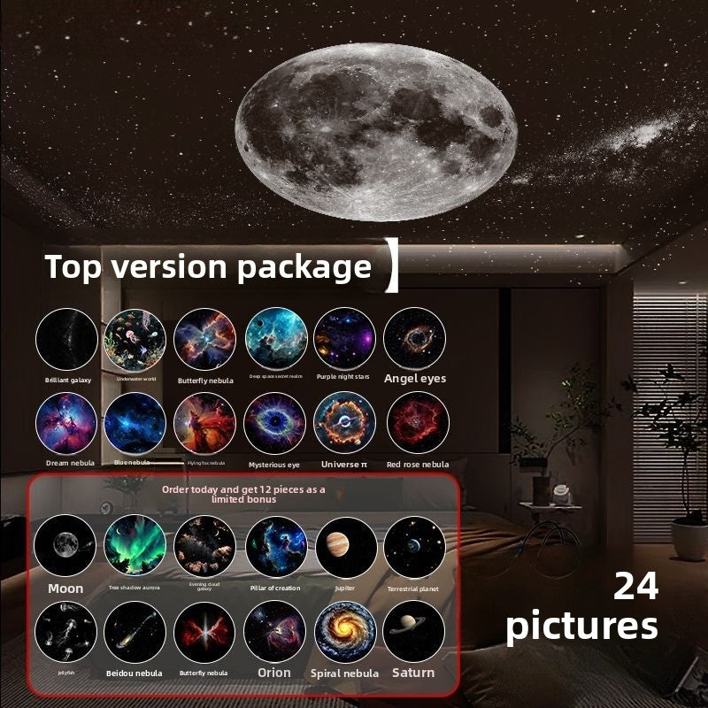 Mini Projector Night Light with Starry Sky Effect