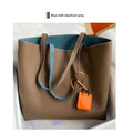 Women's Double-Sided Genuine Leather Tote Bag