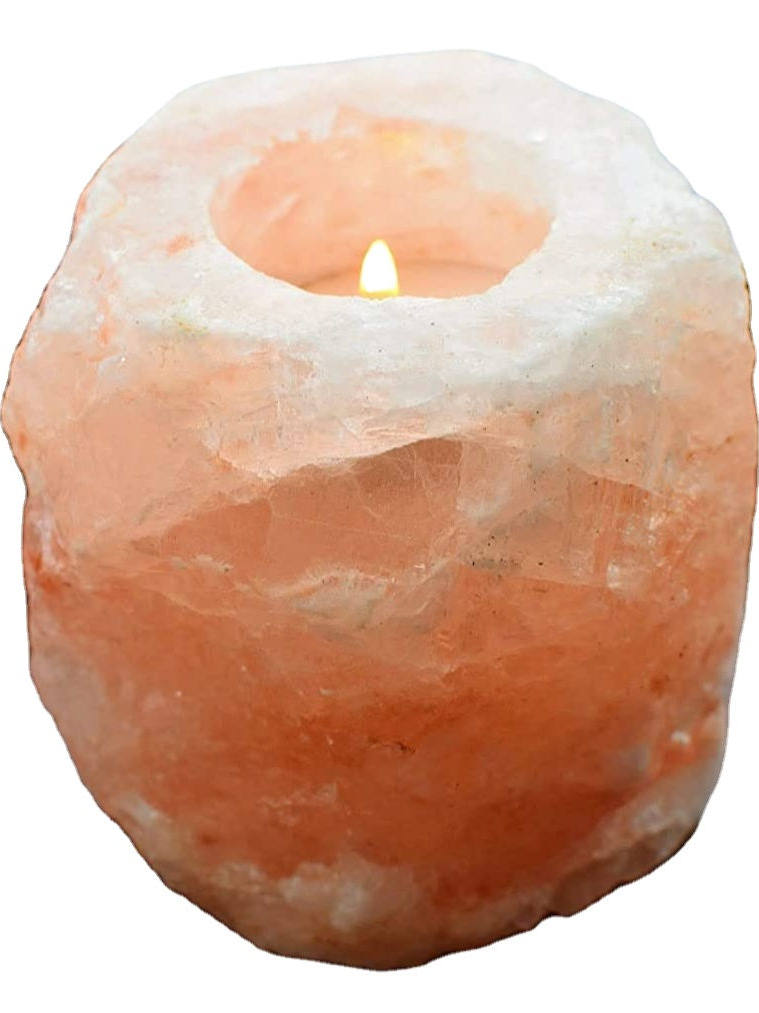 Himalayan Salt Crystal Candle Holder Night Light
