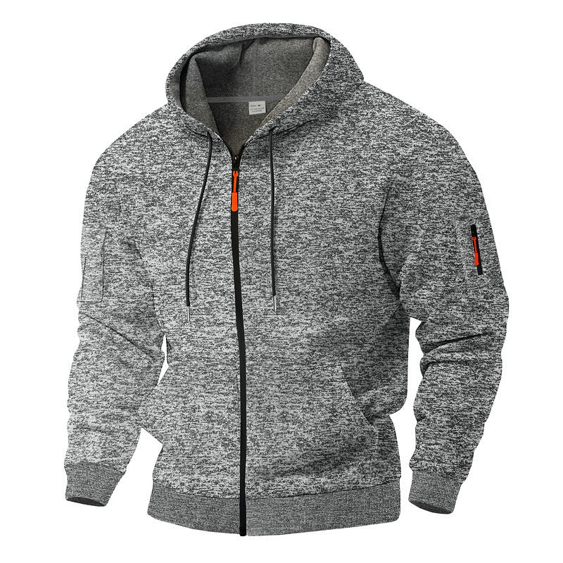 Heavyweight Cationic Fleece Zipper Hoodie