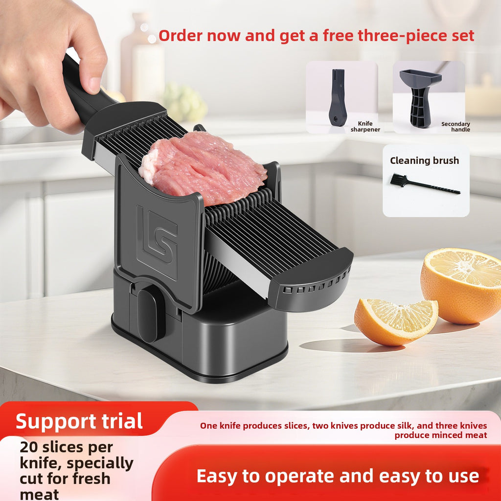 Manual Meat Slicer Shredder Dicer