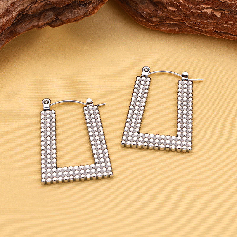 Stainless Steel U-Shape Earrings