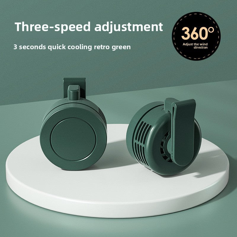 Rechargeable Bladeless Mini Fan with Waist Strap