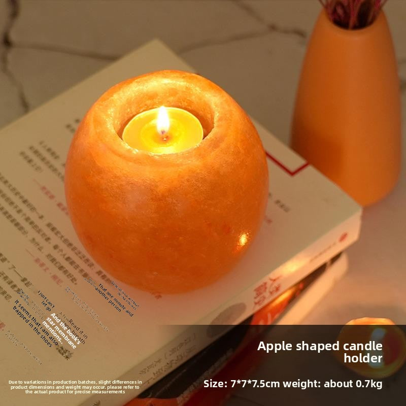 Himalayan Salt Crystal Candle Holder Night Light