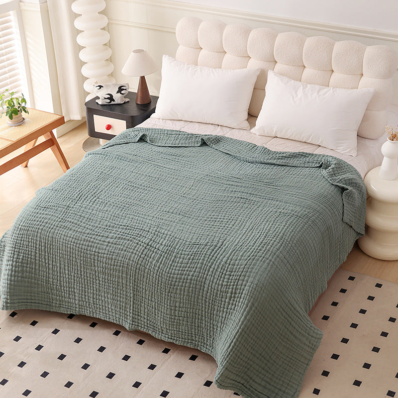 Breathable Cotton Gauze Bed Cover