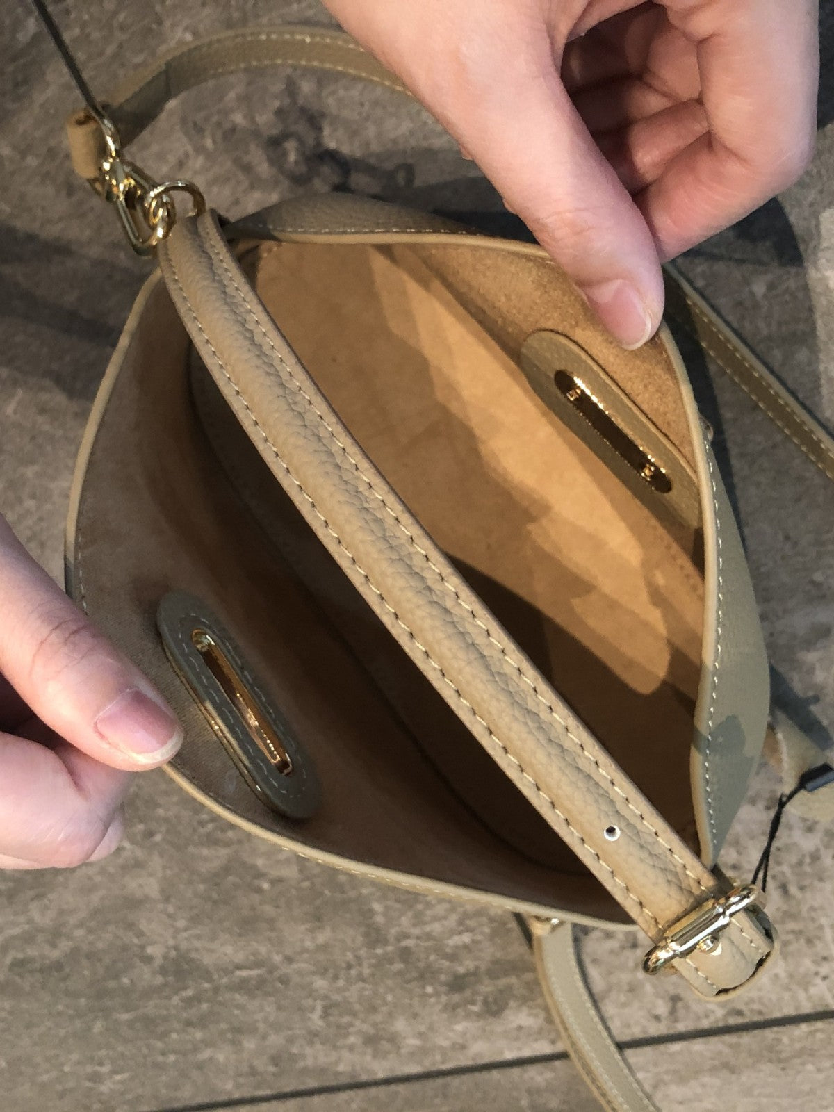 Genuine Leather Crossbody Shoulder Bag