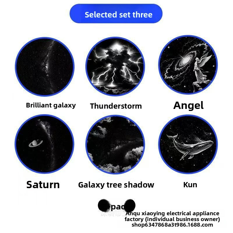 Mini Projector Night Light with Starry Sky Effect